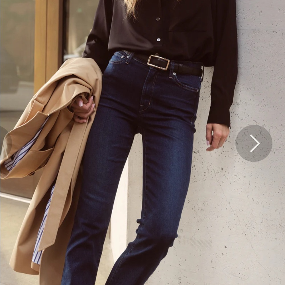 AYR Dark Blue Straight Leg Jeans size 28 - Picture 2 of 5